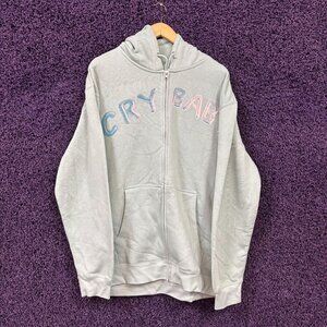 Melanie Martinez Cry Baby Zip-Up Hoodie Size Extra Large